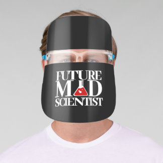Visière De Protection Futur amusant scientifique fou
