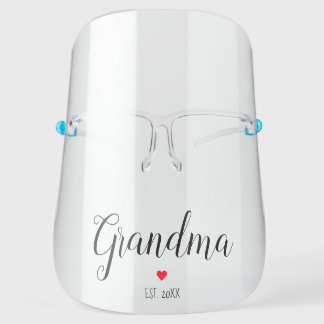 Visière De Protection Grand-mère établie dans l'année anniversaire