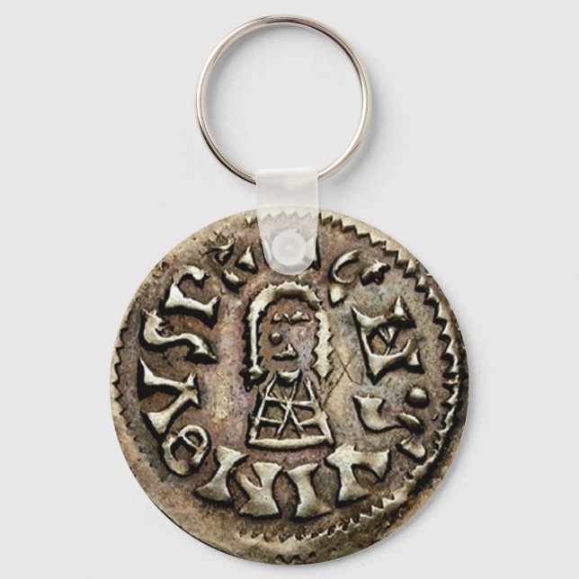 Visigoth Chindaswinth Gold Coin Obverse Schlüsselanhänger (Vorderseite)