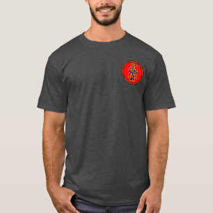Visigoth rotes Blau u. GoldSiegel-Shirt T-Shirt
