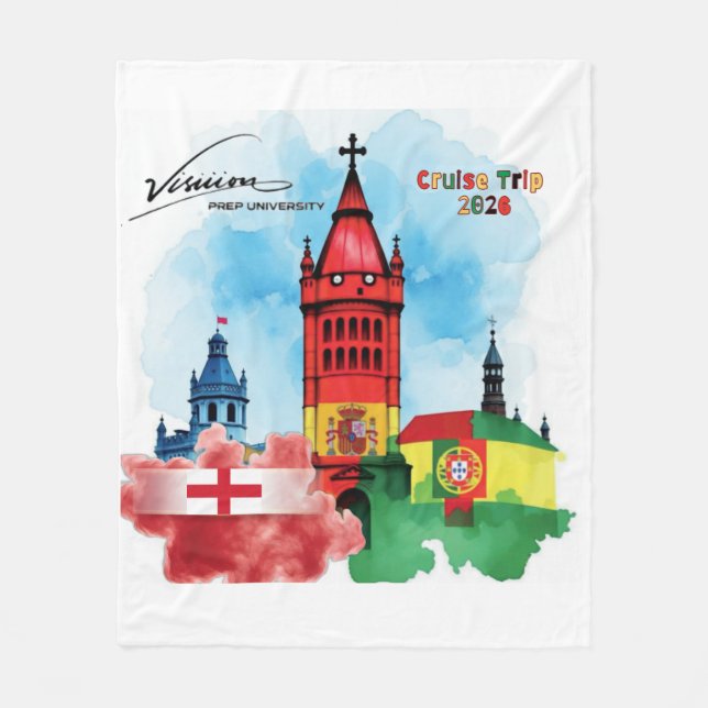 Visiiion Blanket Fleecedecke (Vorderseite)