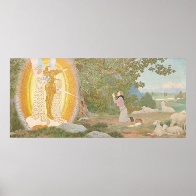 Vision and Inspiration - Boutet de Monvel Fine Art Poster (Vorne)