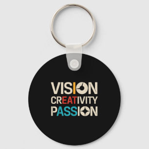Vision Creativity Pion Funny Graphic Designer Art Schlüsselanhänger