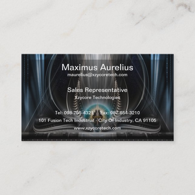 Vision De La Glace De L'Imperial View Carte de vis (Devant)