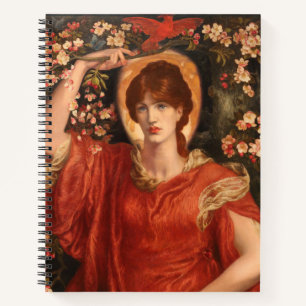 Vision der Fiammetta (von Dante Gabriel Rossetti) Notizbuch