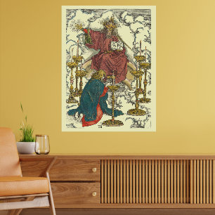 Vision der sieben Leuchter von Albrecht Dürer Poster