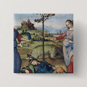 Vision eines Ritters, c.1504 Button