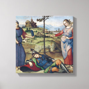 Vision eines Ritters, c.1504 Leinwanddruck