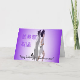 Vision Impaired Runner Birthday Card Karte