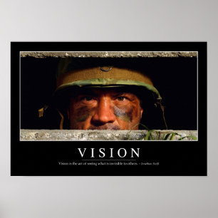 Vision: Inspiration Zitat Poster