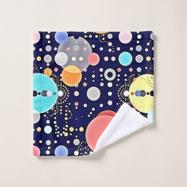 Vision Joyeuse de bulle Universe (Gant de toilette)