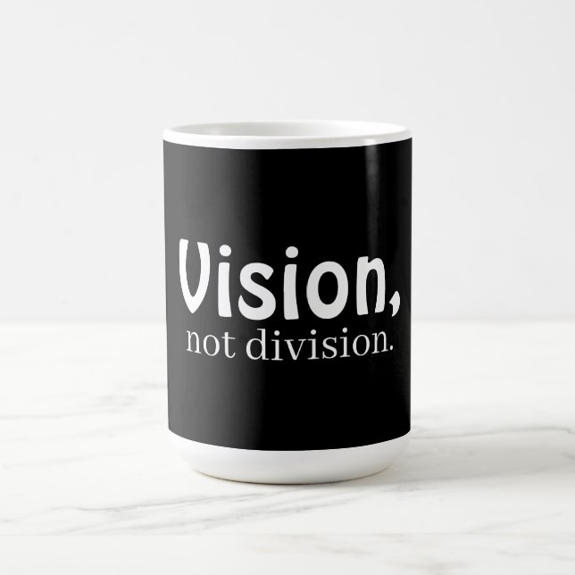 Vision, not division coffee mug kaffeetasse (Mittel)