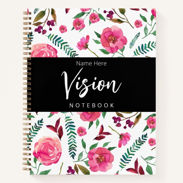 Vision-Notebook Notizbuch (Vorderseite)