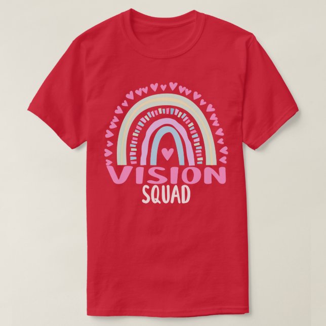 Vision Squad Party Matching Frauen Aufwertung Ra T-Shirt (Design vorne)