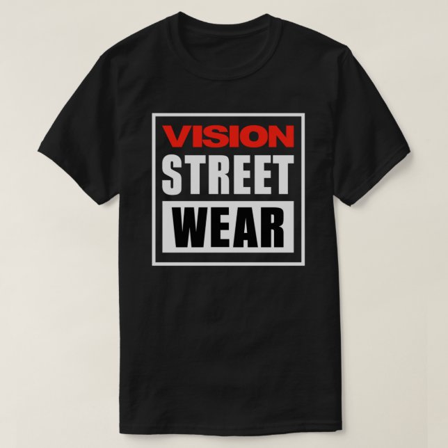 Vision Street Wear Wesentlichen T-Shirt (Design vorne)
