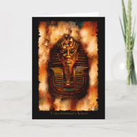 VISION TUTANKHAMUNS alte ägyptische Pharao-Karte