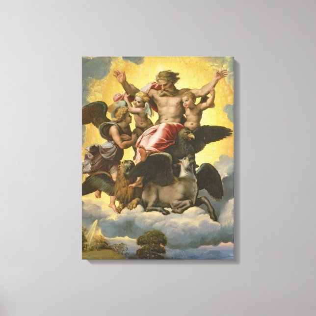 Vision von Ezekiel, c.1518 Leinwanddruck (Vorderseite)