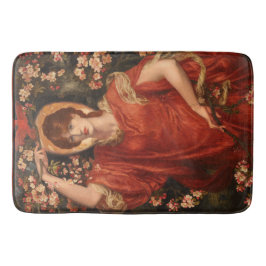 Vision von Fiammetta (von Dante Gabriel Rossetti) Badematte