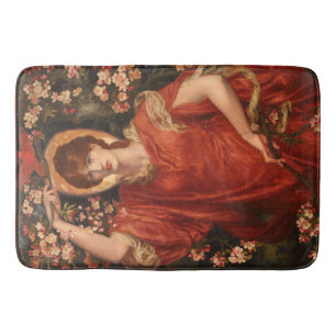 Vision von Fiammetta (von Dante Gabriel Rossetti) Badematte