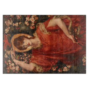 Vision von Fiammetta (von Dante Gabriel Rossetti) Schneidebrett