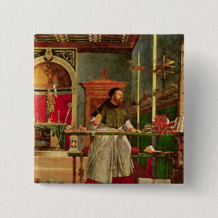 Vision von St Augustine, 1502-08 Button