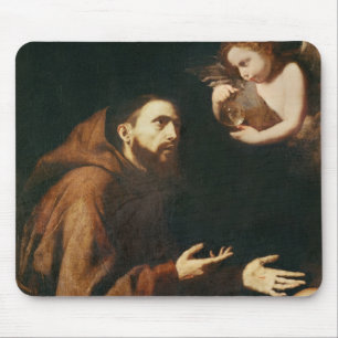 Vision von St Francis von Assisi Mousepad