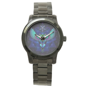 Visionäre Eulen-Uhr Armbanduhr