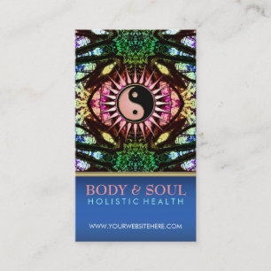 Visionäre WaldYinYang NewAge Visitenkarten Visitenkarte