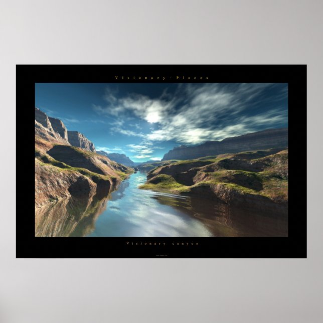 Visionary Canyon Poster (Vorne)