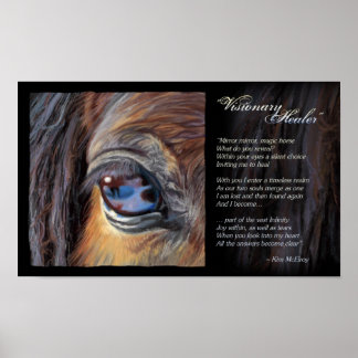 Visionary Healer Inspiration, © Kim McElroy Poster