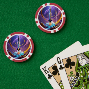 "Visionary Space Travel" Pokerchips