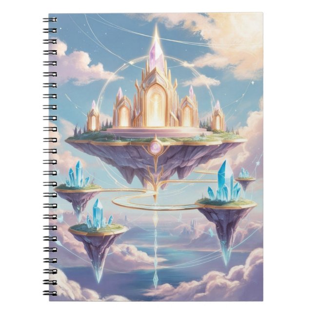 Visionary Temple Journal - Floating Realm Notebook Notizblock (Vorderseite)