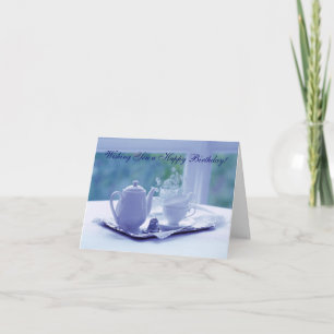 Visionen der Blue Birthday Card Karte