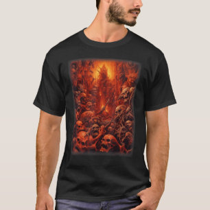 Visionen der Hölle Satan Teufel Dämonen Monster Sk T-Shirt
