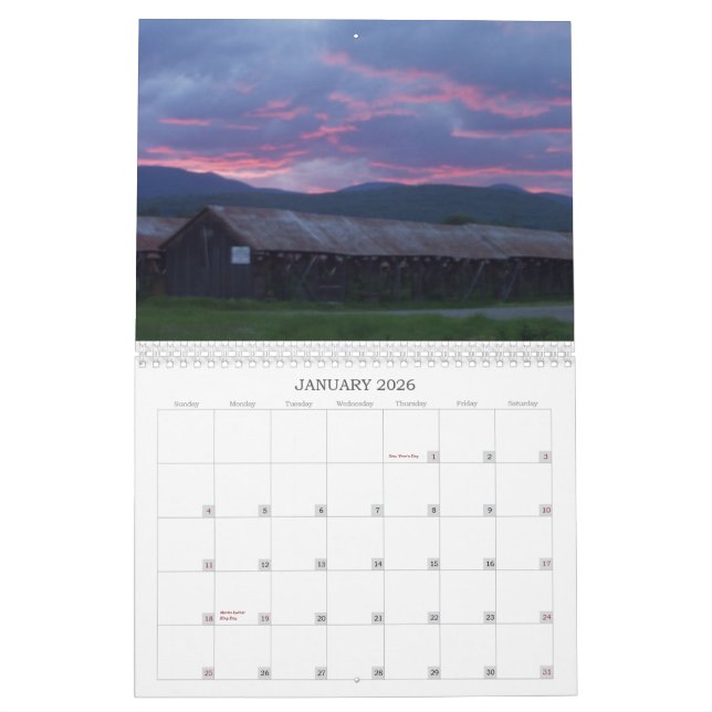 Visionen der Natur Kalender (Jan 2026)