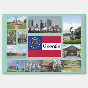 Visionen von Georgien, USA Magnet