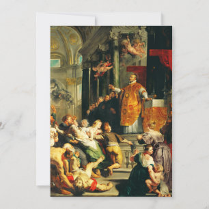Visionen von Ignatius von Peter Paul Rubens Einladung