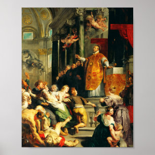 Visionen von Ignatius von Peter Paul Rubens Poster