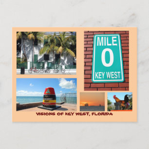 Visionen von Key West, Florida Postkarte