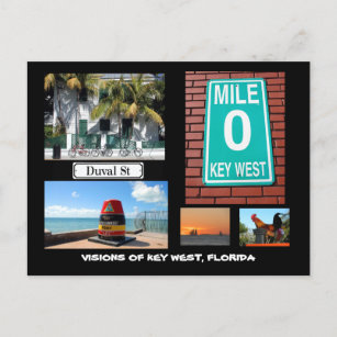 Visionen von Key West, Florida Postkarte