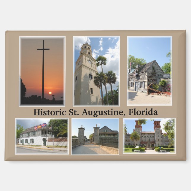 Visionen von St. Augustine, Florida Magnet (Vorderseite)