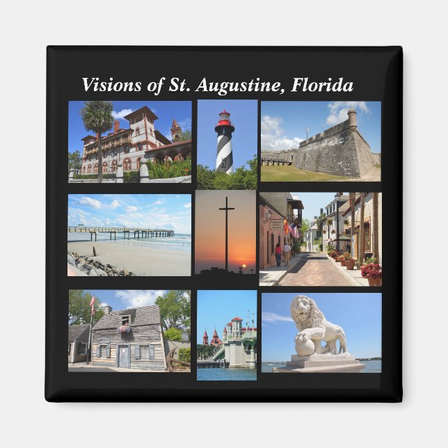 Visionen von St. Augustine, Florida Magnet (Vorne)