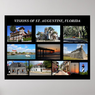 Visionen von St. Augustine, Florida Poster
