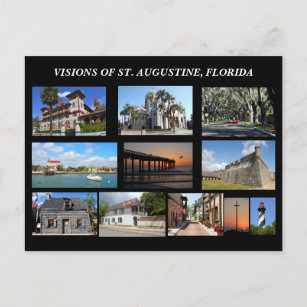 Visionen von St. Augustine, Florida Postkarte
