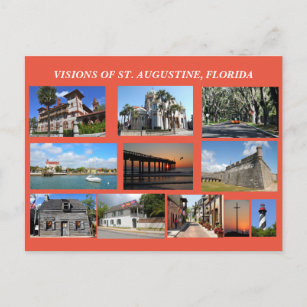 Visionen von St. Augustine, Florida Postkarte