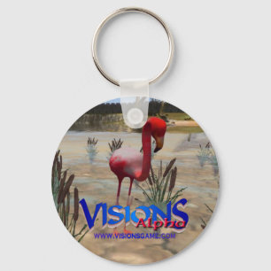 Visions-AlphaSchlüsselanhänger - Flamingo Schlüsselanhänger