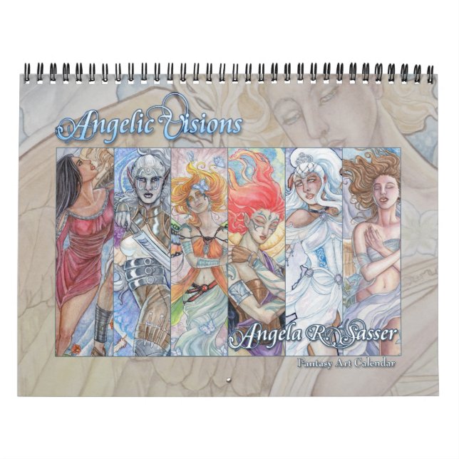 Visions angéliques - Art Imaginaire - Calendrier d (Protection)