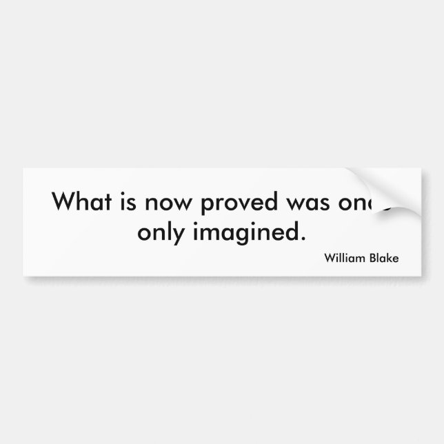 Visions-Autoaufkleber Autoaufkleber (Vorne)