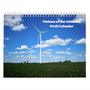 Visions du calendrier du mur du Midwest