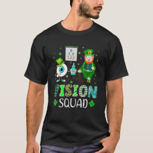 Visionsquad Leprechaun Optometrist St Patrick S D T-Shirt